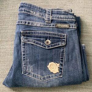 Cowgirl Tuff Roses &Truth jeans 33x32- worn twice